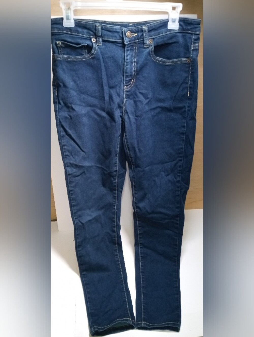 Michael Kors Women's Dark Wash Izzy Skinny Stretch Mid Rise Jeans Size 10